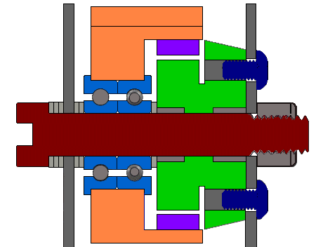 Cross-section of 'Algos' weapon hub motor