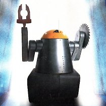 Robotica mascot 'Shrapnel'