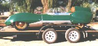 Westfield Lotus Eleven replica - Blown head gasket - borrowed trailer - '98 ABFM - Lotus 11 replica